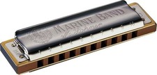 Hohner M1896116X Marine Band Classic Bb Harmonica Single