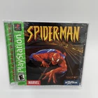 Spider-Man PS1 PlayStation 1 Complete CIB + Reg Card Greatest Hits Spiderman