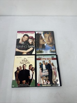Matthew Perry 4 DVD Lot: Fools Rush In, Serving Sara, Whole Nine / Ten Yards