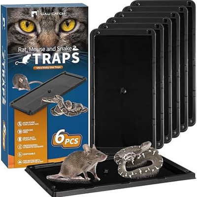Mouse Glue Traps 6 Packs Large Glue Traps for Mice and Rats Indoor Sticky Traps