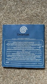 Virtua Fighter 3TB Dreamcast Manual ONLY Official Instruction Booklet