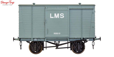 Dapol LMS Standard 12t Van grau 505010 Spur O