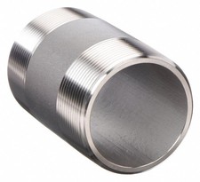 Pipe Nipple 1/2" Schedule 40 x 2" Long NPT Thread Both End 316 Stainless Steel