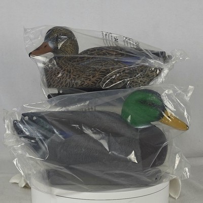 NEW - Cabela's Northern Flight Oversized Mallard Decoy Floaters SET OF 2