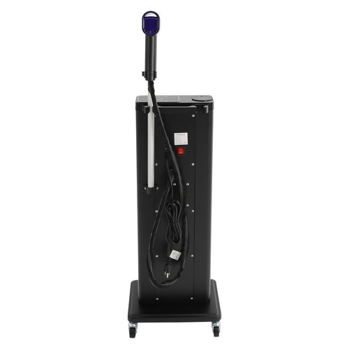 Vaporiera per Capelli Nano Nera 800ml Serbatoio 9 Livelli Nebbia Supporto Regolabile per Uso Salone - Foto 12 di 15