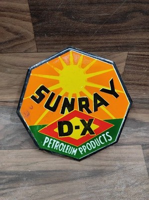 Porzellan Sunray D-X Emaille Blechschild Schild Größe 6'' x 6'' Zoll