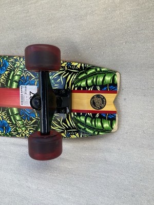 Santa Cruz Land Shark Cruiser Skateboard 8.8x27 Island Sunset Rare