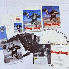 1976 King Kong Complete Original Press Kit 16 Photos Production Booklets + More