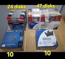 Lot Of 91 Sony Office Depot 3.5" 2HD IBM Formatted Diskettes