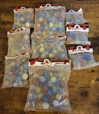 Lot Of 250 Marble King Glass Marbles And Bowlers Vintage Made In USA