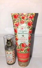 Bath  Body Works Peach Blossom  Nectar Body Cream Fragrance Mist VERA BRADLEY