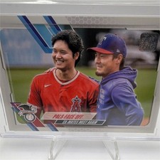 2021 Topps Update Series Insert Shohei Ohtani Kohei Arihara US125 Angels Rangers