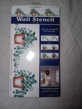Plaid Stencil Decor Multi-layer Borders Stencils Gardener's Ivy Plant 26651 VTG