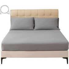 Grounding Sheets King, 12 Silver 88 Organic Cotton, Fitted Grounded Bed Sheet