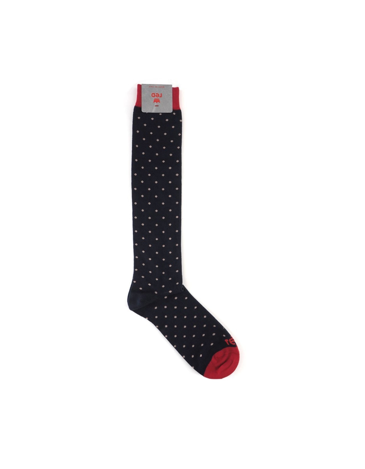 Mens Long Socks Red 64890G Blue VegaRed Polka Dot White One Size 14190₽