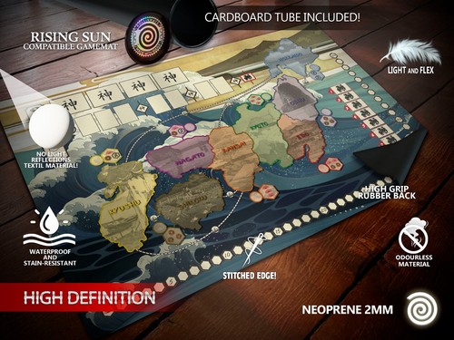 Playmat Rising Sun compatible Gamemat - Imagen 3 de 4