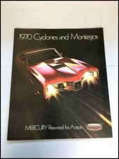 1970 Mercury 24-page Vintage Sales Brochure Catalog - Cyclone Spoiler Gt Montego