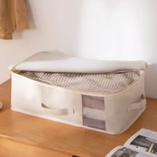 Storage Bag Clothes Blanket Quilt Closet Sweater Foldable Organizer Box Pouch