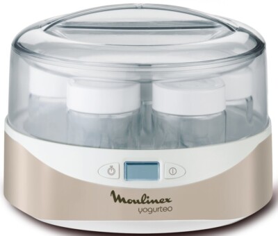 Moulinex Yogurteo YG231E Joghurt-Maker 7 Vasen 160 ML Timer 15H