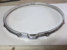 Leedy 8-Lug 16"Double-Flange Stick-Chopper Snare Drum Bottom Rim/Hoop Brass