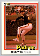 1981 Donruss - #3 Rick Wise