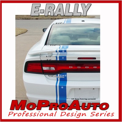 For 11 2012 2013 2014 Charger Euro Rally Offset Racing Stripes Decals Graphics