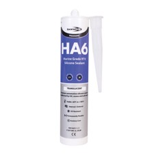 6x Bond It Clear HA6 RTV Silicone Sealant Marine Aquarium Safe Water Fish Tank