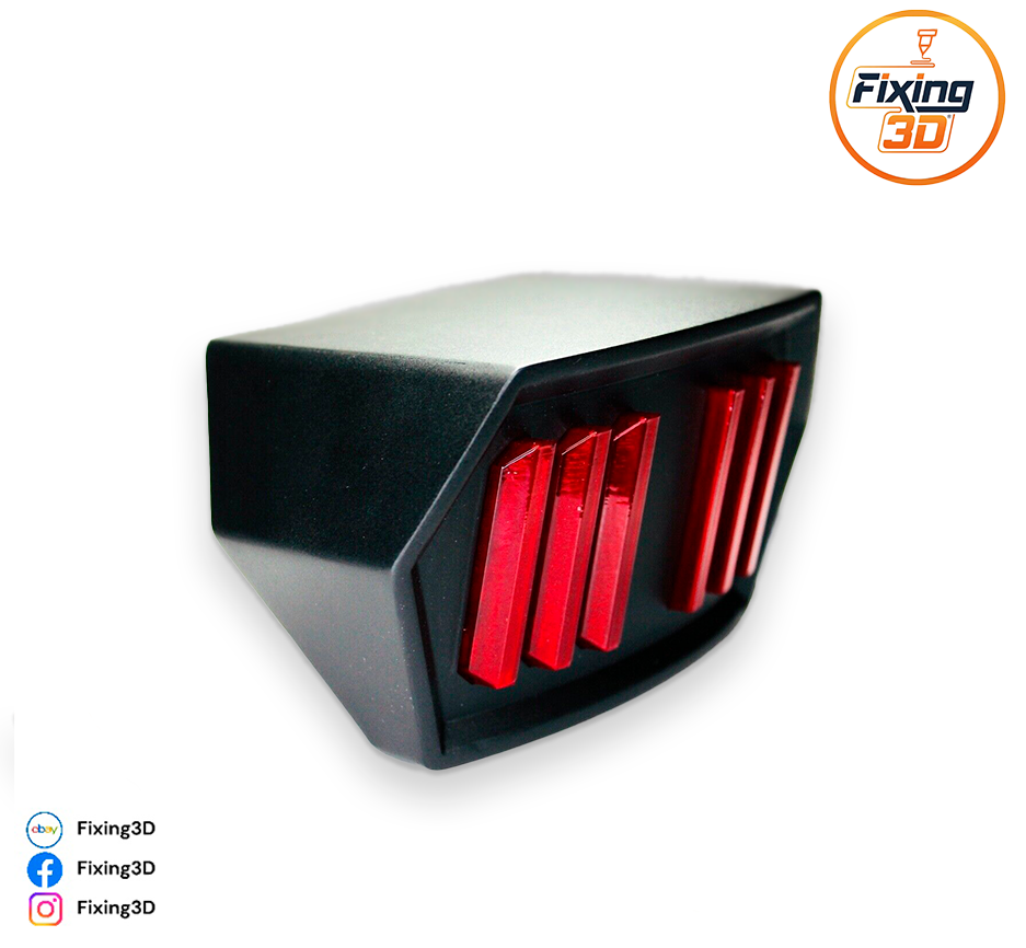 Fixing 3D LED Stop/Tail Light For Piaggio Vespa 50 Special – 3D Printed In Italy, FDM Technology