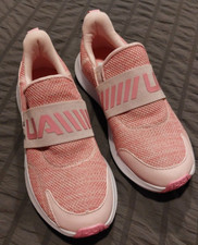 New Girls Under Armour GGS Surge 3 size 6Y Athletic Shoe Pink - 4778