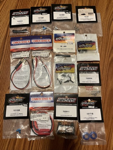 Racers Edge Venom Protek Radiant Common Sense RC Giant Parts Lot 70 Packages - Picture 5 of 7