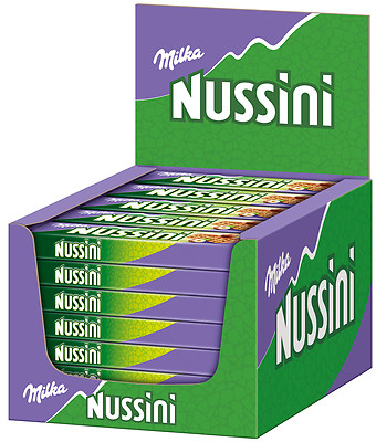 Milka Nussini - Haselnuss Schokoriegel - 35 Riegel - 1102,5g
