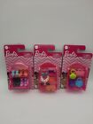 New Mattel Barbie Accessories Lot Of 3 Shoes Headband & Handbag Pack with Shelf