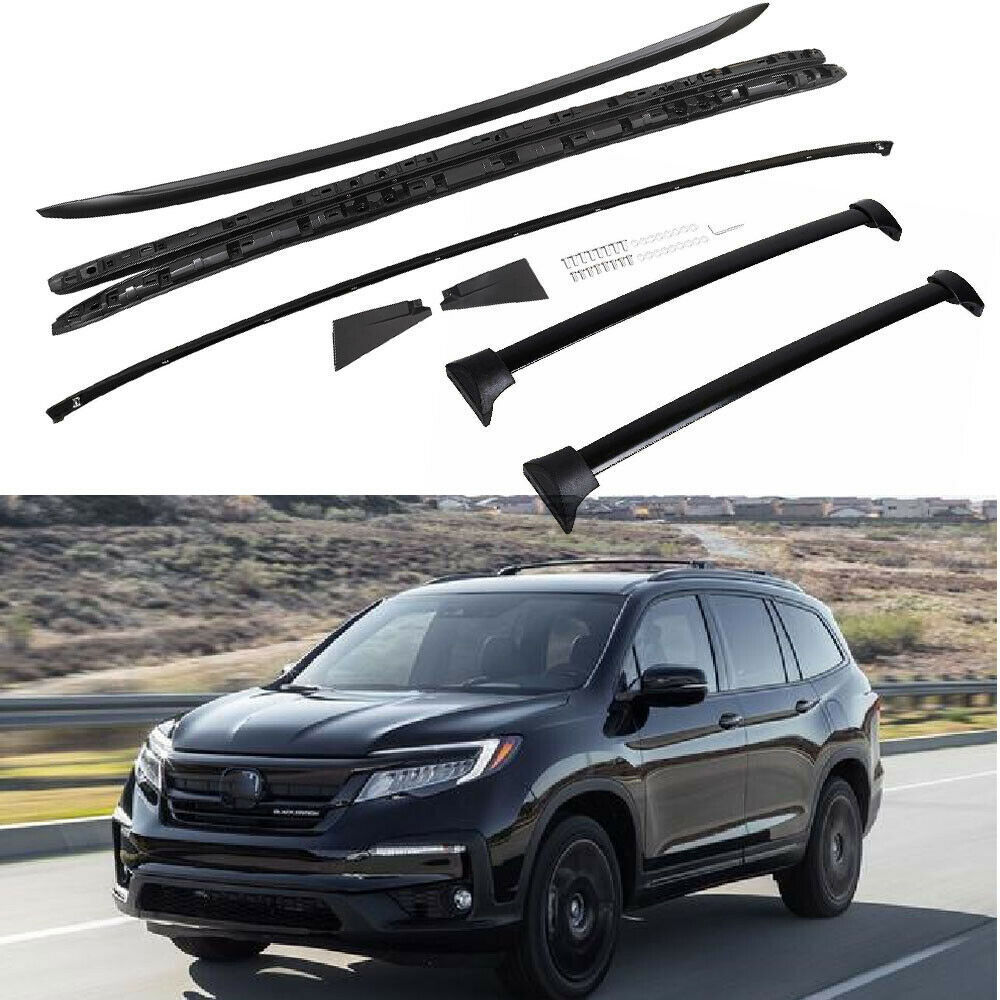 4Pcs Roof Rail Racks Cross Bars Crossbars Carrier Fits for Honda Pilot 2016-2022