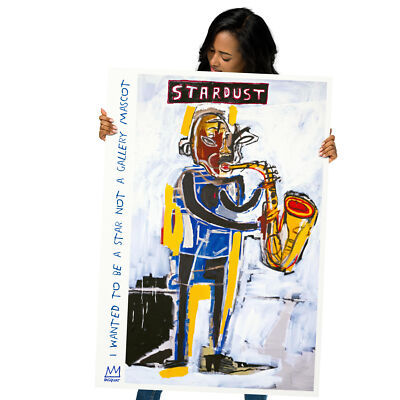 Le joueur de saxophone - Stardust - Jean-Michel Basquiat 1983