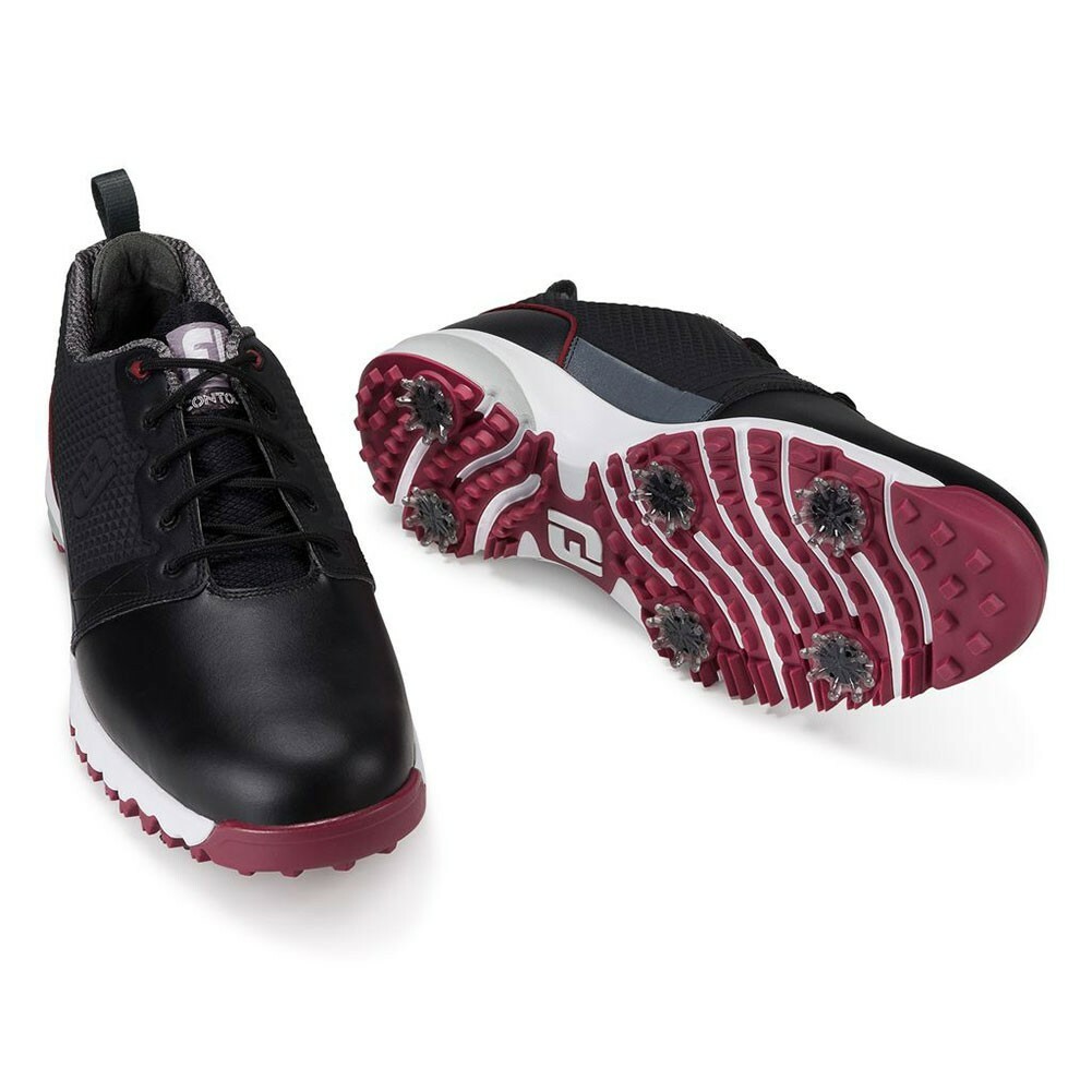 NEW! FootJoy [8] Medium MEN'S Contour Spiked Golf Shoes 54098