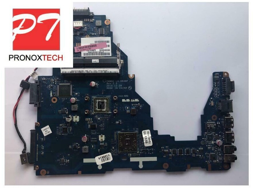 Motherboard logic board TOSHIBA C660 PWWBE LA-6849 K000124430
