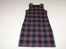 Talbots Women's Sleeveless Plaid Shift Dress Size 12 Petite NWT Wool Blend 12P
