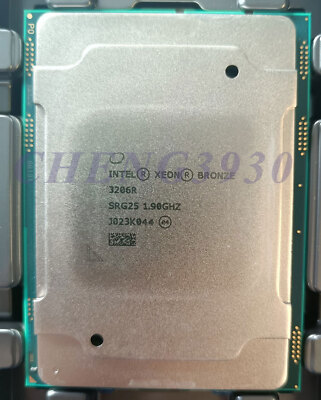 Intel Bronze 3206R 8Threads 1.9GHz 11MB 85W SRG25 LGA3647 CPU processor