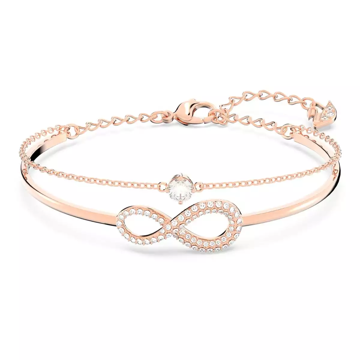 Swarovski infinity bangle sale