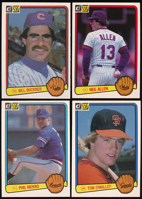1983 Donruss - You Pick Complete Your Set #1-220 (F79)