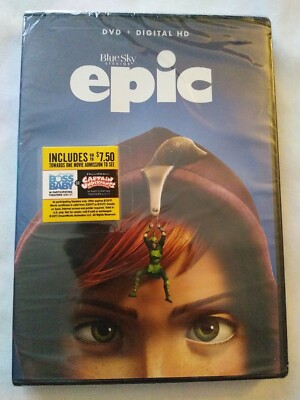  EPIC  (2013 DVD/DIGITAL HD Code Exp. 03/01/2019 Widescreen)NEW Sealed Free Ship