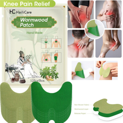 48 PCs Knee Pain Relief Patches,MQUPIN Wormwood Patch Plaster 48 - View #8