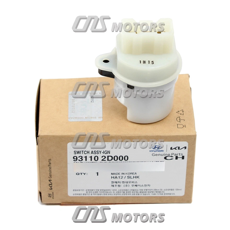 GENUINE Ignition Starter Switch for 2001-2010 Hyundai Kia OEM 931102D000 Foto 2 de 4