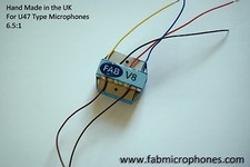 Fab V8 - Neumann U47 Bv8 Transformer Original Spec. Hand Made In The Uk.