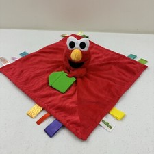 BRIGHT STARTS Red Elmo Taggies Lovey Plush with Teether Sesame Street
