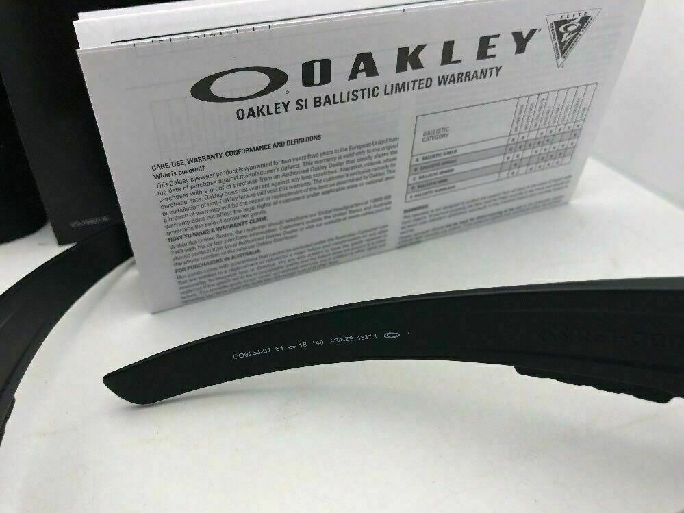 OAKLEY Safety Glasses INDUSTRIAL DET-CORD OO9253-07 Matte OAKLEY Safety Glasses INDUSTRIAL DET-CORD OO9253-07 Matte