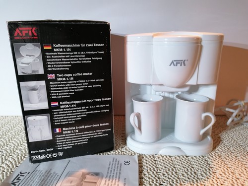 AFK MKM-1.1 N.Kaffeemaschine für 2 Tassen +Bedienung und OVP - Picture 6 of 13