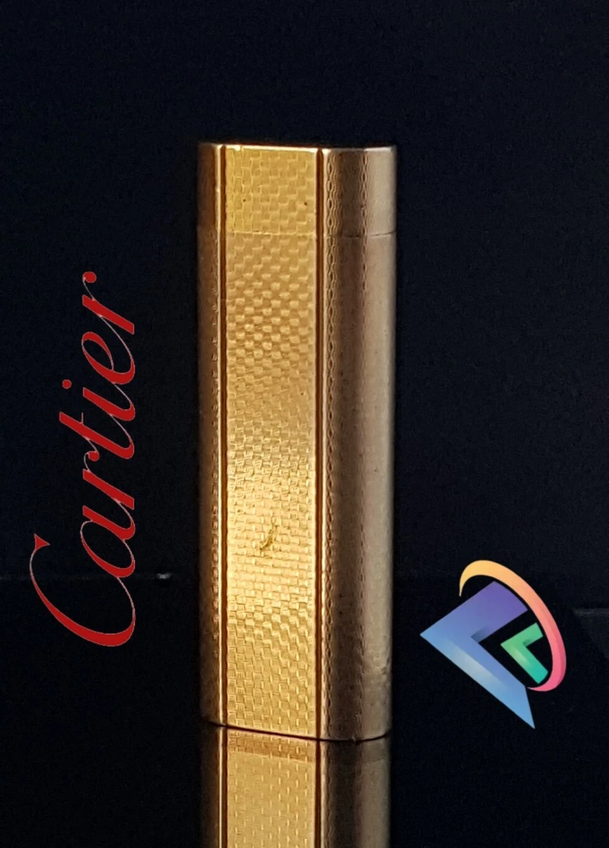 Genuine Cartier Lighter Parts Gold Body Only Must De Model Very good Condi N5