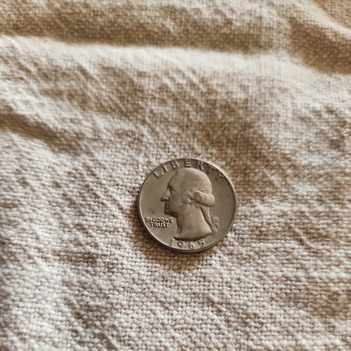 1965 washington quarter no mint mark - Picture 5 of 6