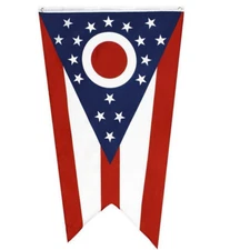 3x5 State of Ohio OH Knitted Nylon Premium Flag 3'x5'  Grommets